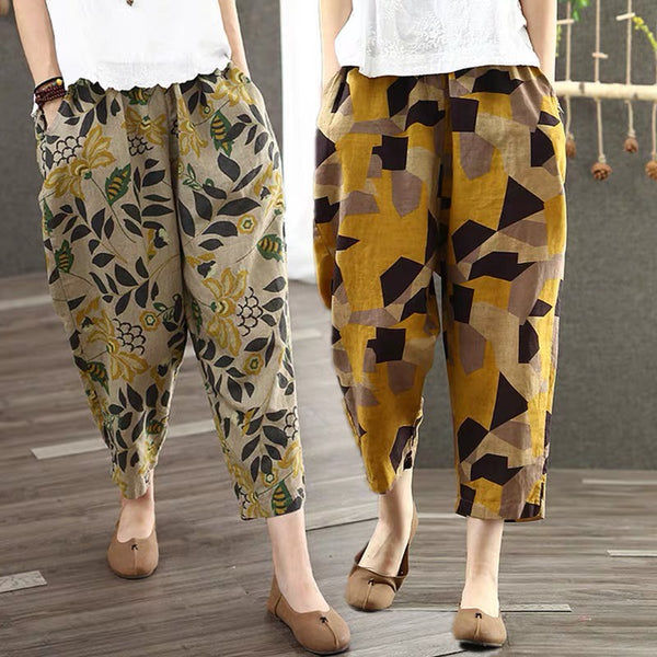 2022 Korean Floral Pants